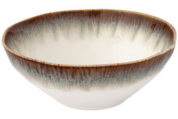 Салатник Nuances, коричневый, 22 см, 1,7 л