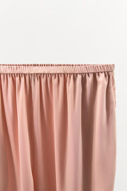 SATIN PYJAMA-STYLE TROUSERS - Zara фото 6