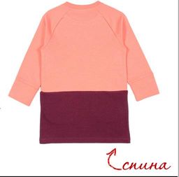 CRB wear/CWK 62274 Платье для девочки, персиковый/Ex.Cherubino фото 2
