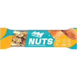 Батончик ореховый протеиновый NUTS СОЛЕНАЯ КАРАМЕЛЬ, 40 г