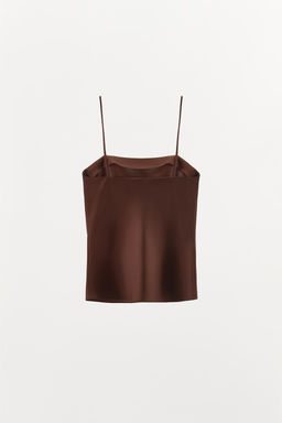 SILK STRAPPY TOP - Zara фото 6