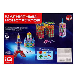 Конструктор магнитный Необычные фигуры, 78 деталей - Unicon фото 7