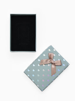 Набор подарочных коробочек 6 шт. под набор «Сердечки», 7×9.5, цвет серый (7528512)