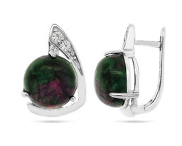 Серьги, цоизит, МЦВ360