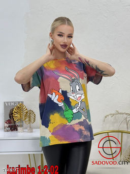 Футболка с принтом женская