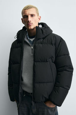 HOODED PUFFER JACKET - Zara фото 5