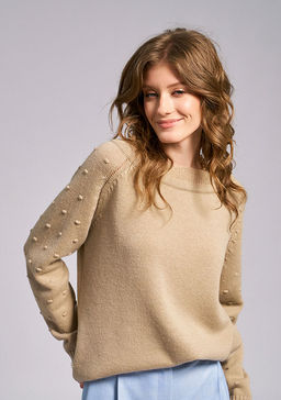 WW-2558 джемпер женский слоновая кость