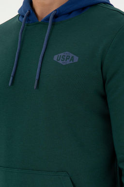 Мужской темно-зеленый свитшот Неожиданная скидка в корзине - U.s. polo assn фото 7