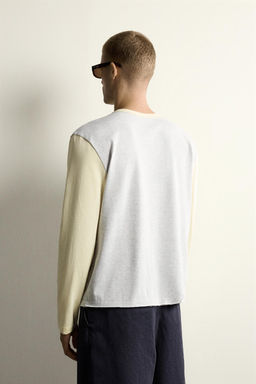 CAMISETA RELAXED FIT COLOR BLOCK / Multicolor - Zara фото 3
