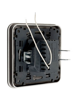 Розетка с 2 USB-A разъёмами, 2.1 А, 5 В, серия Circular, скрытый монтаж, чёрная
