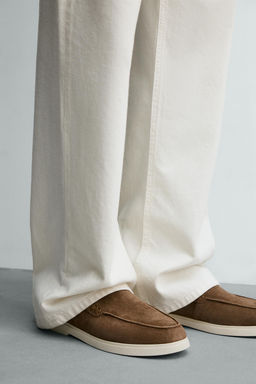 MOCAS?N PIEL CASUAL / Marr?n - Zara фото 3
