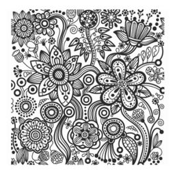 Craft&Clay Текстурный лист TSN №15 Цветочная поляна