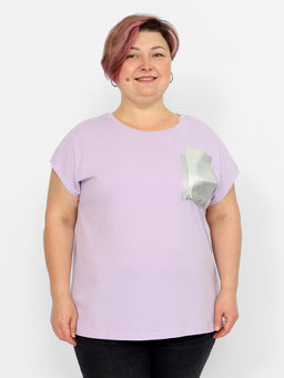 CRB wear/CSLW 60273-45 Футболка женская,лаванда/Ex.Cherubino