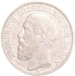 2 марки 1898 года G Германия (Баден)