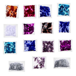 Набор для творчества: аппликация пайетками и раскраска - наклейки Улыбки - Школа талантов фото 4