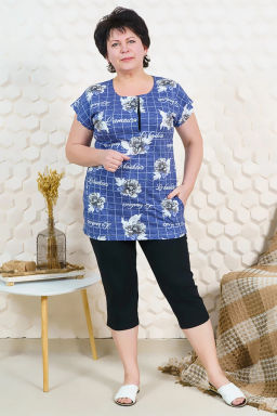 Костюм женский, цвет синий