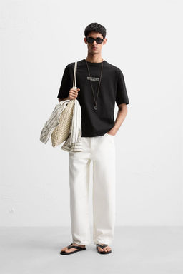 T-SHIRT WITH CONTRAST PATCHES