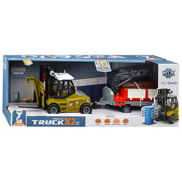 Машина "Вилочный погрузчик" (свет, звук) в коробке