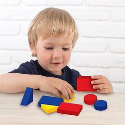 Логические мягкие блоки Дьенеша, 48 шт.