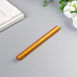 Цена за 10 шт. Сургуч для печати стержень "Золотой" блеск 13,2х1,1 см