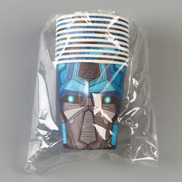 Цена за 10 шт. Стакан одноразовый бумажный "Робот", 250 мл