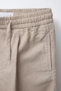STRAIGHT-LEG LINEN TROUSERS - Zara фото 11
