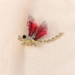 Брошь Стрекоза 5 см / 38B-11-1 /уп 432/ (Зеленый) - Галеонтрейд фото 3