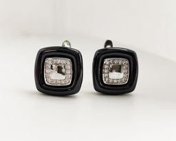 Серьги с керамикой