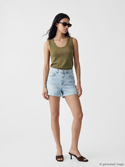 Y?ksek Bel Kad?n Jean ?ort