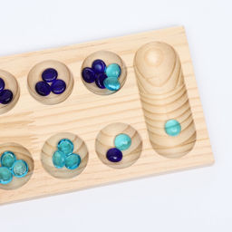 Настольная игра на логику «Калах. Манкала», 48 камней