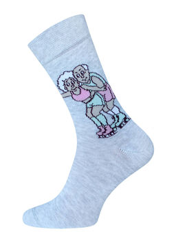 Цена за 2 пары. Носки с рисунком БРЕСТСКИЕ НОСКИ 4200 MOVE IT (средней длины)