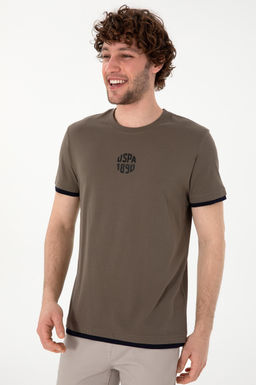 Erkek Regular Fit Bisiklet Yaka Vizon Ti__rt Sepette S_rpriz _ndirim - U.s. polo assn фото 3