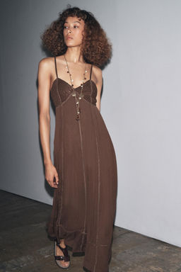 ZW COLLECTION STRAPPY DRESS - Zara фото 13