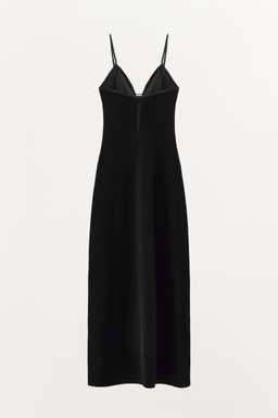 VELVET STRAPPY DRESS - Zara фото 15