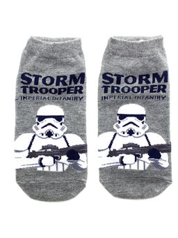 Короткие носки р.37-44 Star Wars Клон Серые