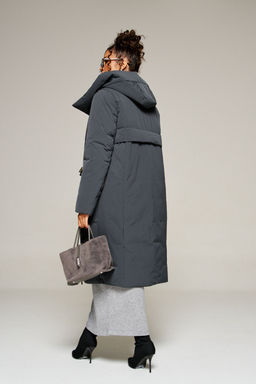 Пальто Beautiful Free 8023 графит