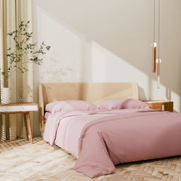 Постельное бельё Этель Евро Pink rose 200х215, 215х240, 50х70+3-2 шт, мако-сатин, 114г/м2  фото 8