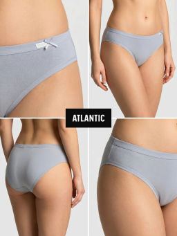 ATLANTIC 3CLP-002 Трусы спорт Sport - набор (3 шт.) серо-жемчужный + светло-розовый + светло-жемчужный  фото 8