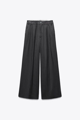 DOUBLE PLEAT TROUSERS - Zara фото 7