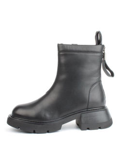 04-M3-L860 BLACK Ботинки зимние женские (натуральная кожа, натуральный мех)