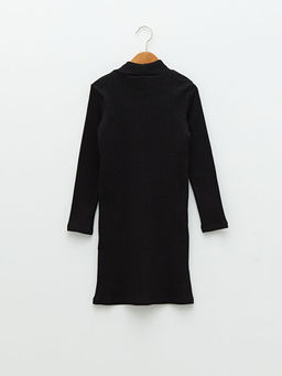 Yar?m Bal?k?a Yaka Basic Uzun Kollu K?z ?ocuk Elbise - Waikiki фото 2