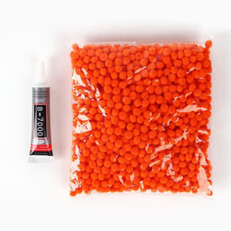 Игрушка помпонами Зайка, оранжевый - Школа талантов фото 6