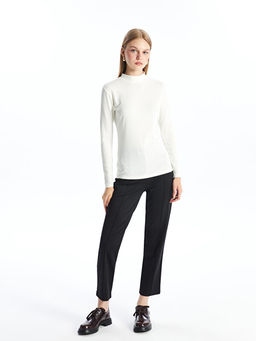 Dik Yaka D?z Uzun Kollu Kad?n Body - Waikiki фото 2