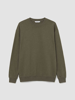 Bisiklet Yaka Erkek Sweatshirt