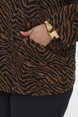 Пальто Флирт бежево-черный - Intikoma фото 6