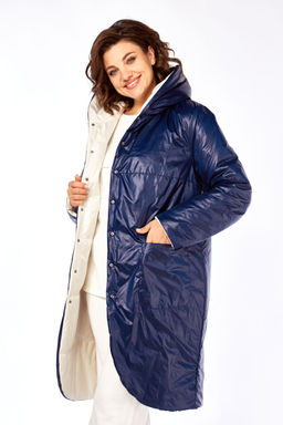 Куртка Diamant 1928-Р бежево-синий фото 11