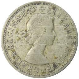 1 флорин 1954 года Австралия Королевский визит в Австралию