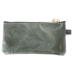 Футляр для ключей Croco-кл-500 (на молнии) натуральная кожа зеленый тем пулл-ап (205) 208509