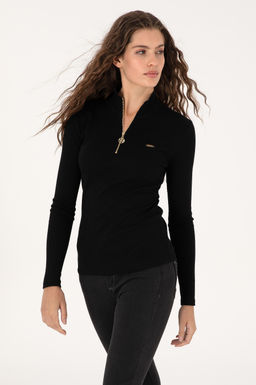Kad_n Siyah Sweatshirt Sepette S_rpriz _ndirim - U.s. polo assn фото 3