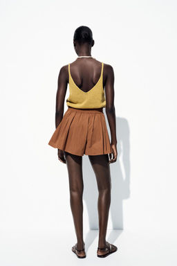 BERMUDA SHORTS WITH ELASTIC WAIST - Zara фото 5